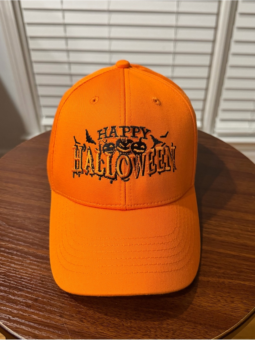 Happy Halloween Orange Baseball Caps